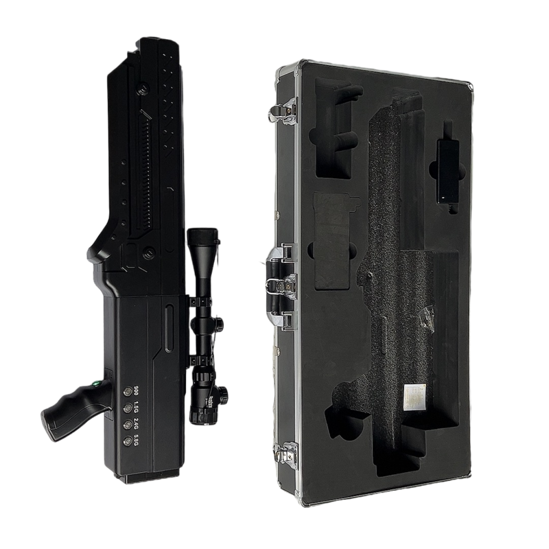  黔西手持便携式枪型低空防御反制四通道A型